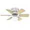 Westinghouse Westinghouse Petite 30 in. Brushed Nickel Brown LED Indoor Ceiling Fan 72307 - alternate 2
